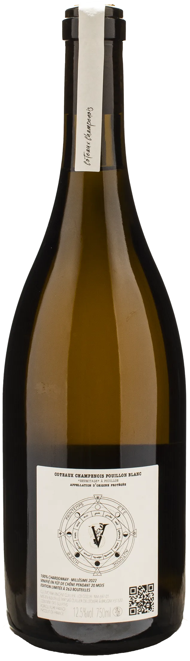 Vincent Cuiller Coteaux Champenois Blanc Chardonnay 2022