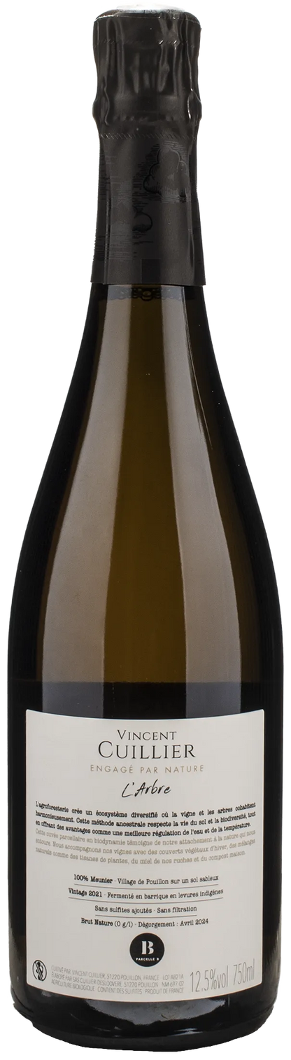 Vincent Cuillier Champagne L'Arbre Brut Nature 2021