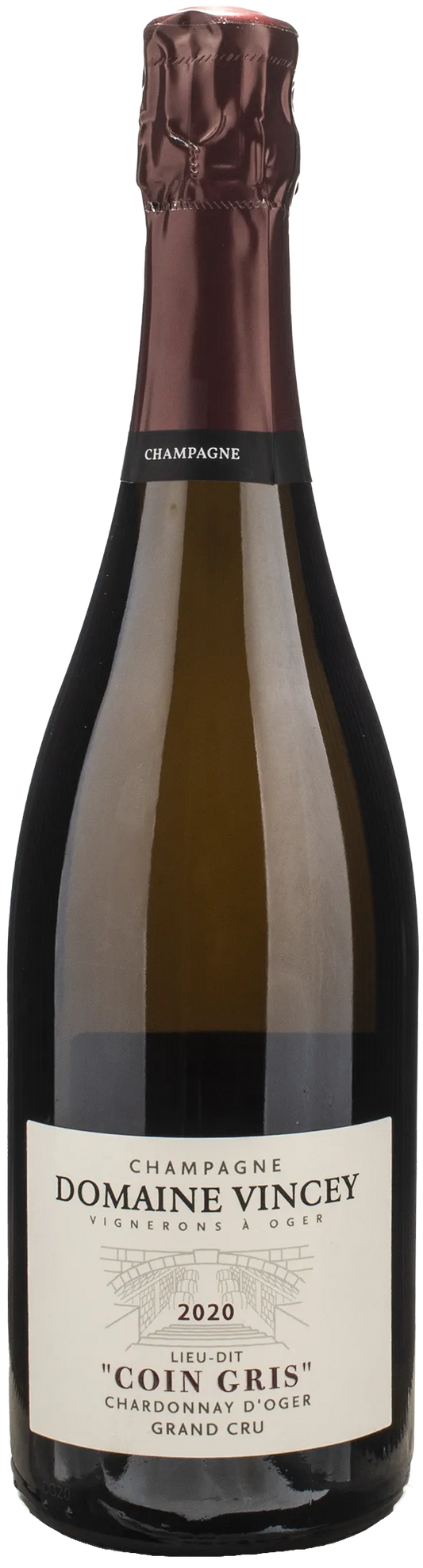 Vincey Champagne Grand Cru Coin Gris Brut Nature 2020