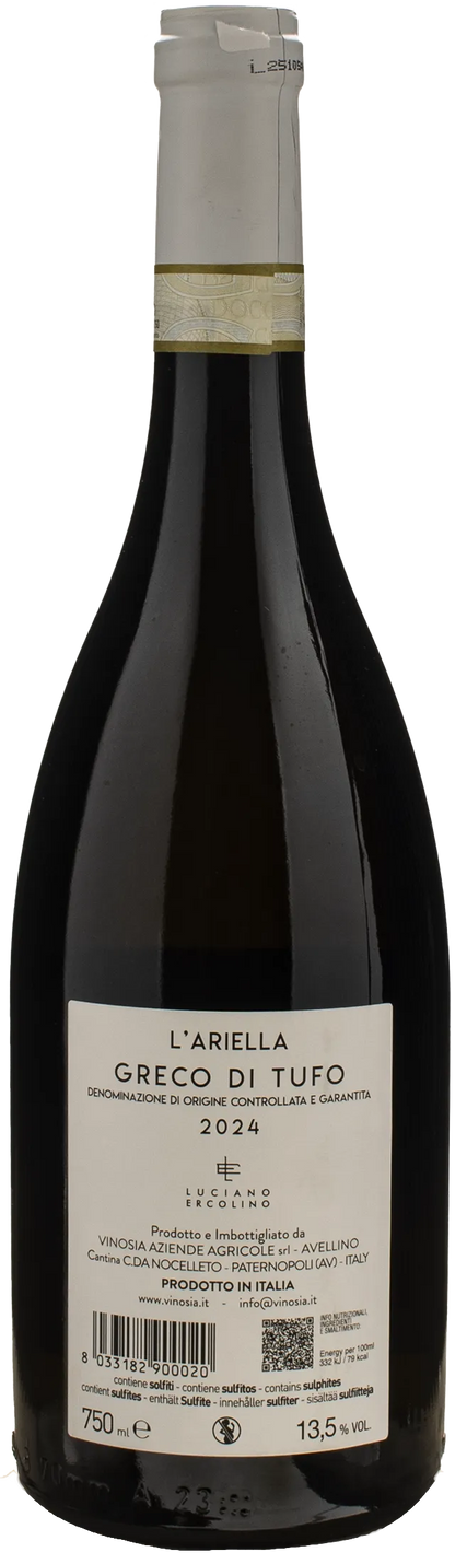 Vinosia Greco di Tufo L'Ariella 2024
