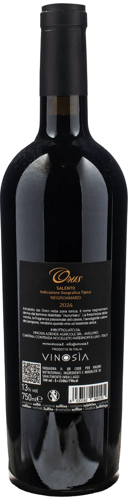 Vinosia Orus Negroamaro 2024