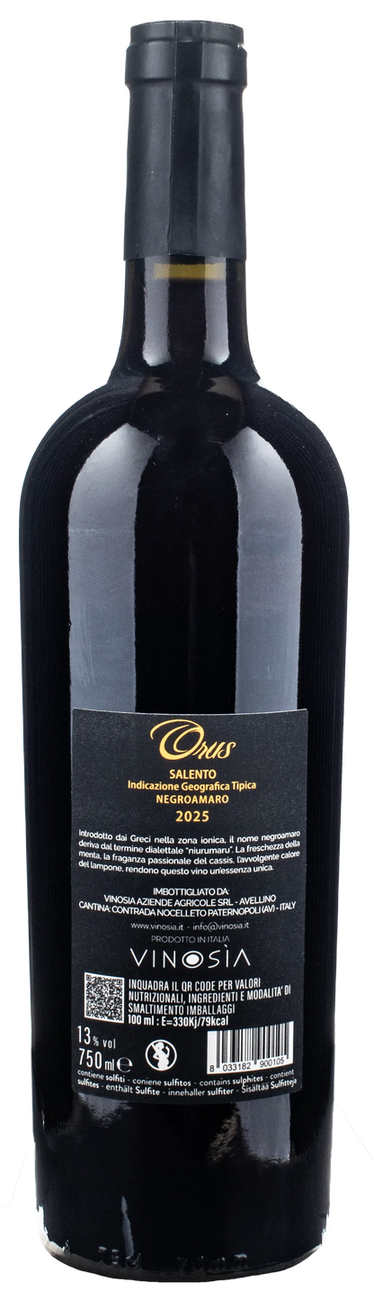 Vinosia Orus Negroamaro 2025