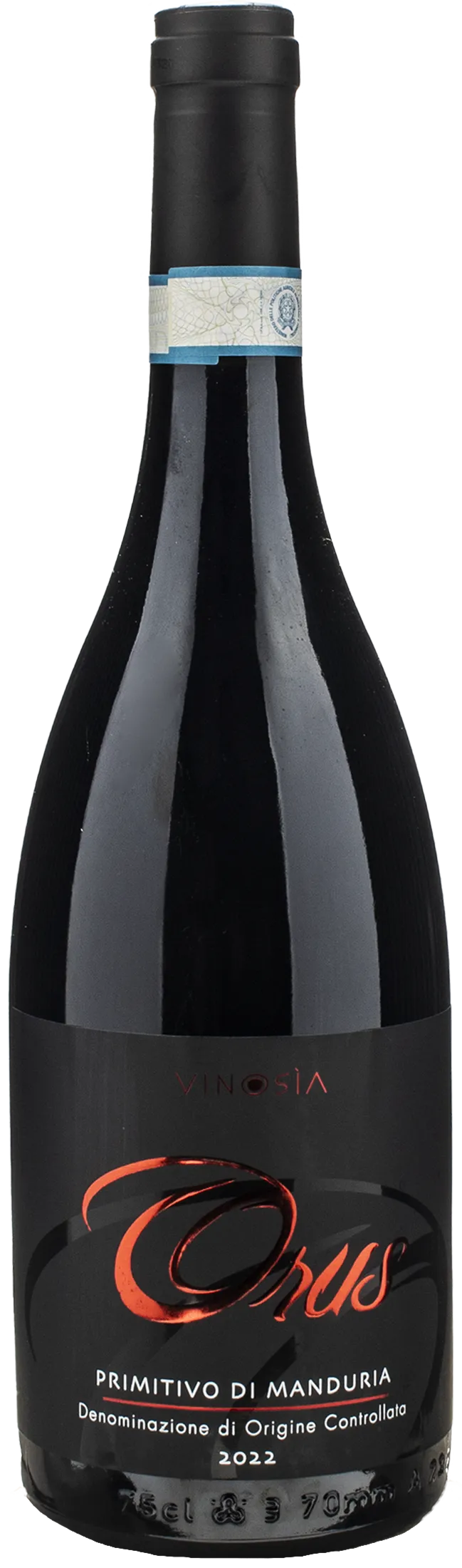 Vinosia Primitivo di Manduria Orus 2022