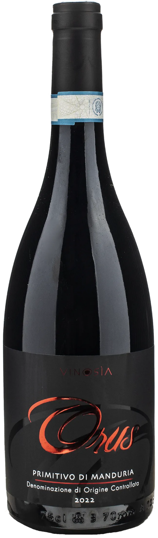 Vinosia Primitivo di Manduria Orus 2022