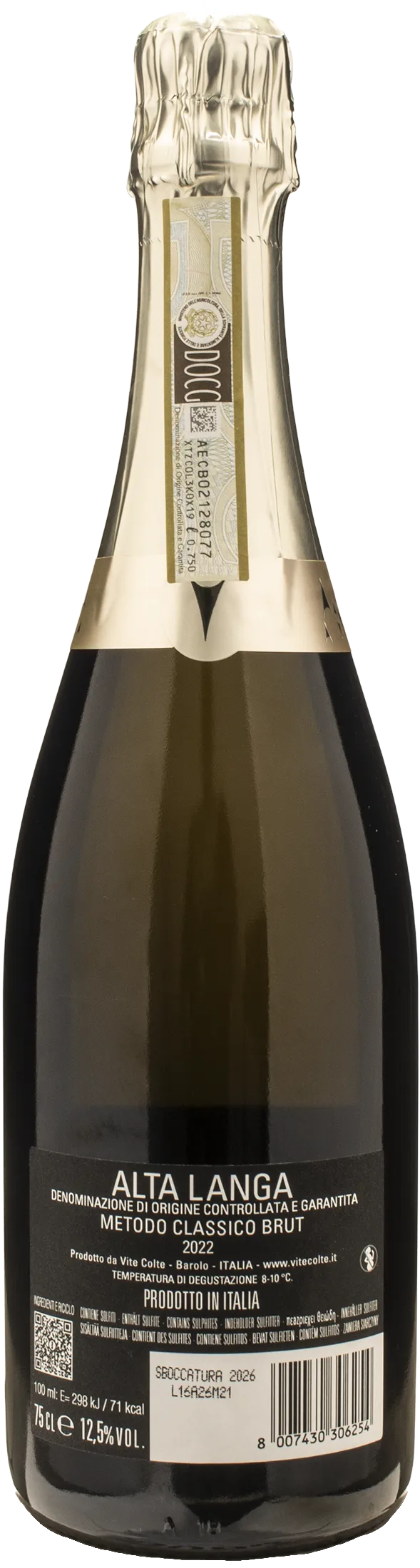 Vite Colte Alta Langa Cinquecento Brut 2022