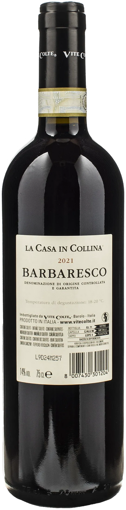 Vite Colte Barbaresco La Casa in Collina 2021