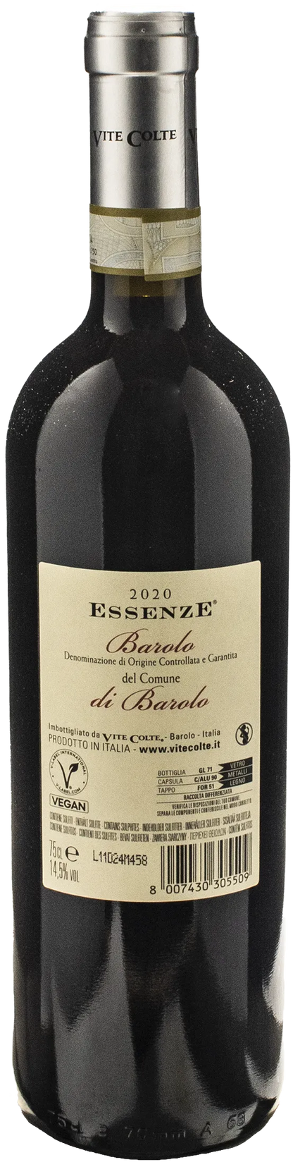 Vite Colte Barolo del Comune di Barolo Essenze 2020