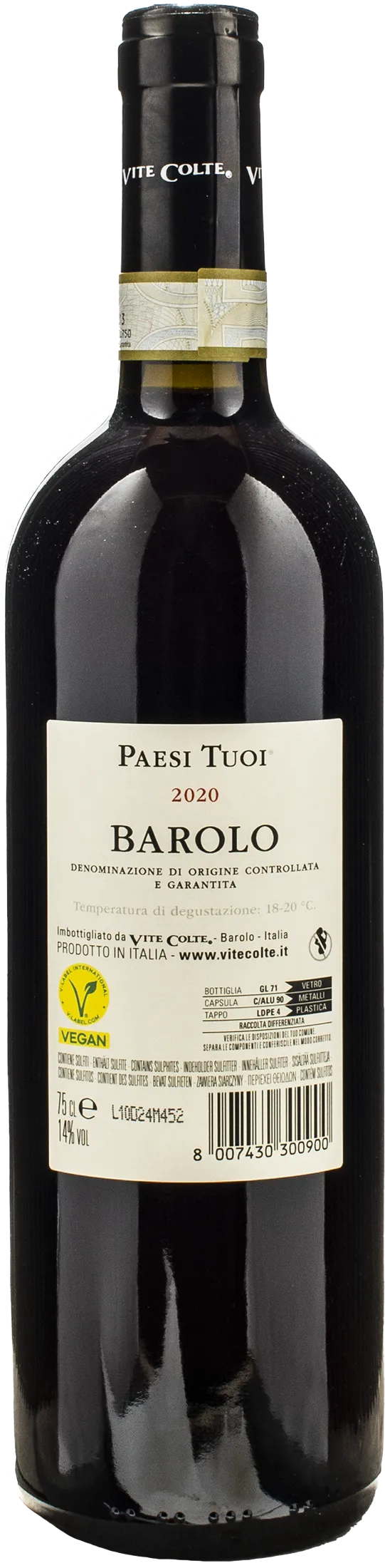 Vite Colte Barolo Paesi Tuoi 2020