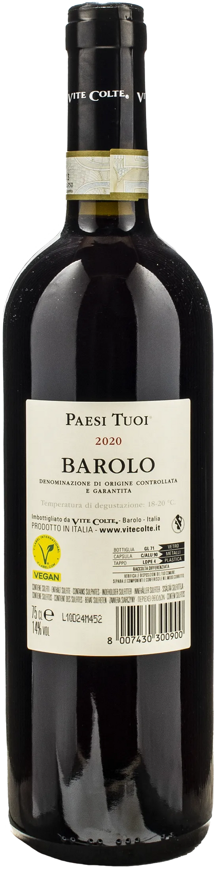 Vite Colte Barolo Paesi Tuoi 2020