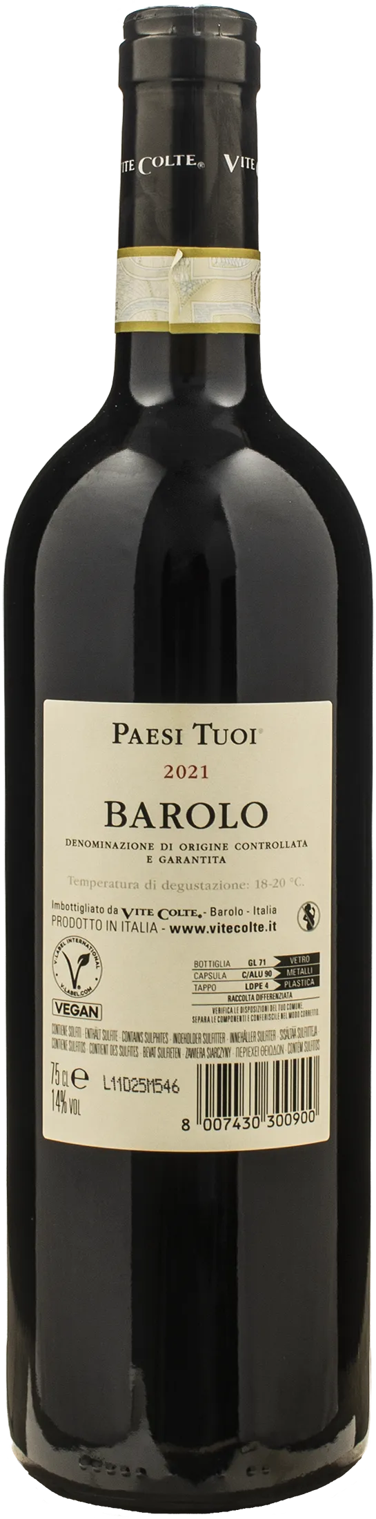 Vite Colte Barolo Paesi Tuoi 2021