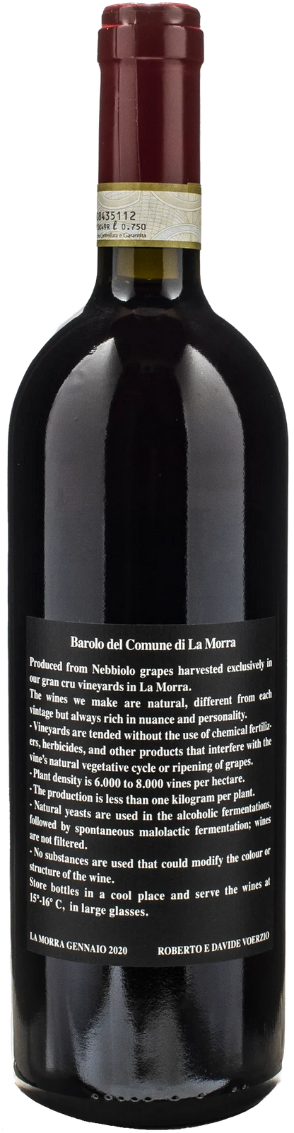 Voerzio Barolo del Comune di La Morra 2020