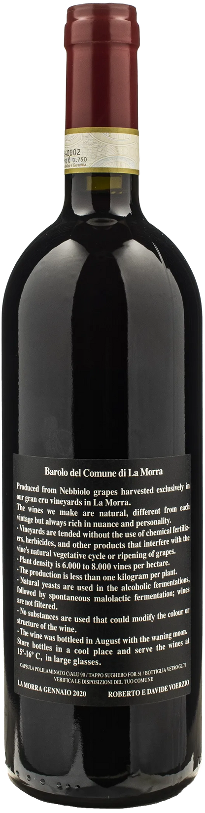 Voerzio Barolo del Comune di La Morra 2021