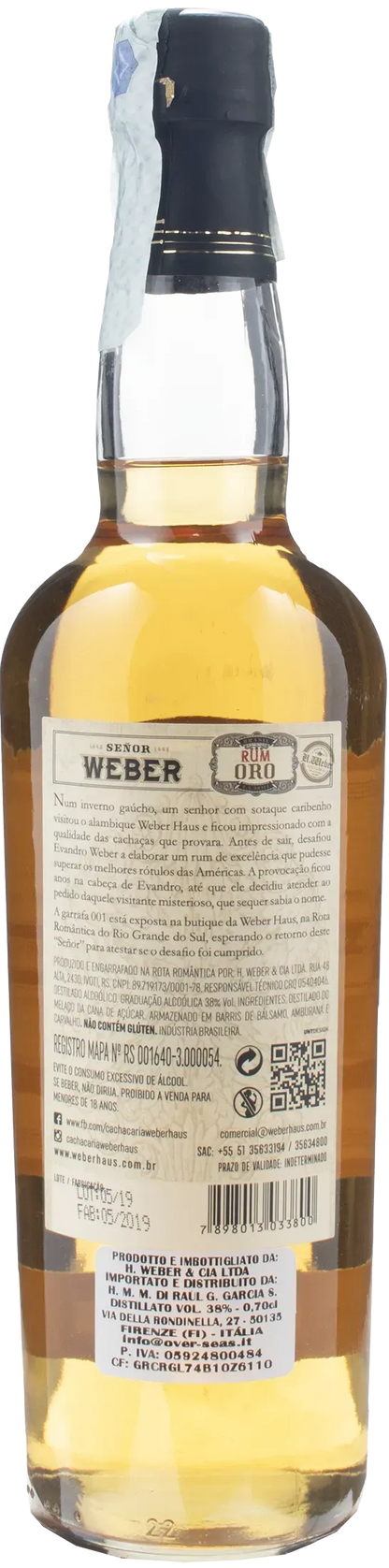 Weber Haus Senor Gold Rum