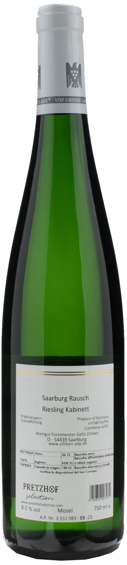 Weingut Geltz-Zilliken Riesling Rausch Kabinett 2022