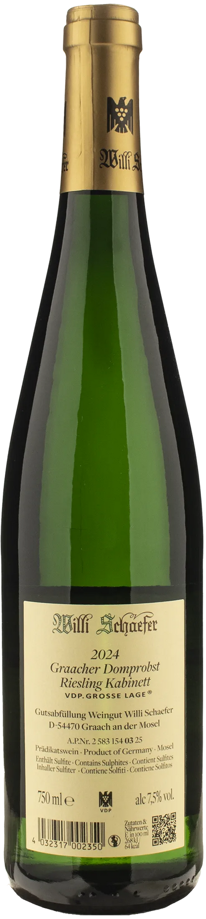 Willi Schaefer Graacher Domprobst Riesling Kabinett 2024