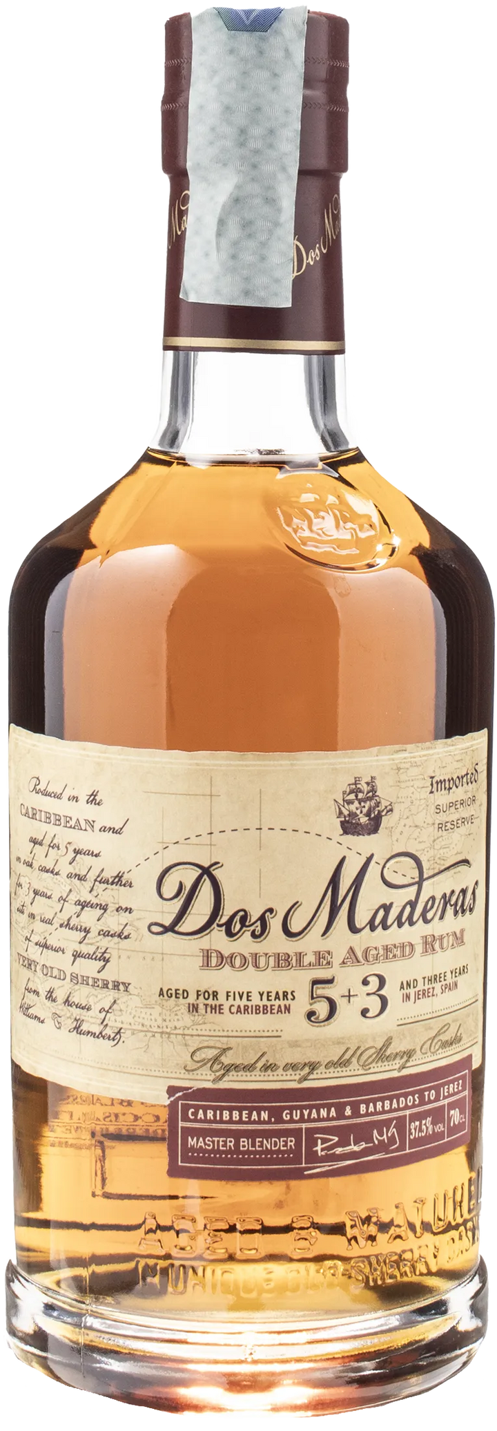 Williams & Humbert Dos Maderas Double Aged Rum 5+3 Anos 0.7L