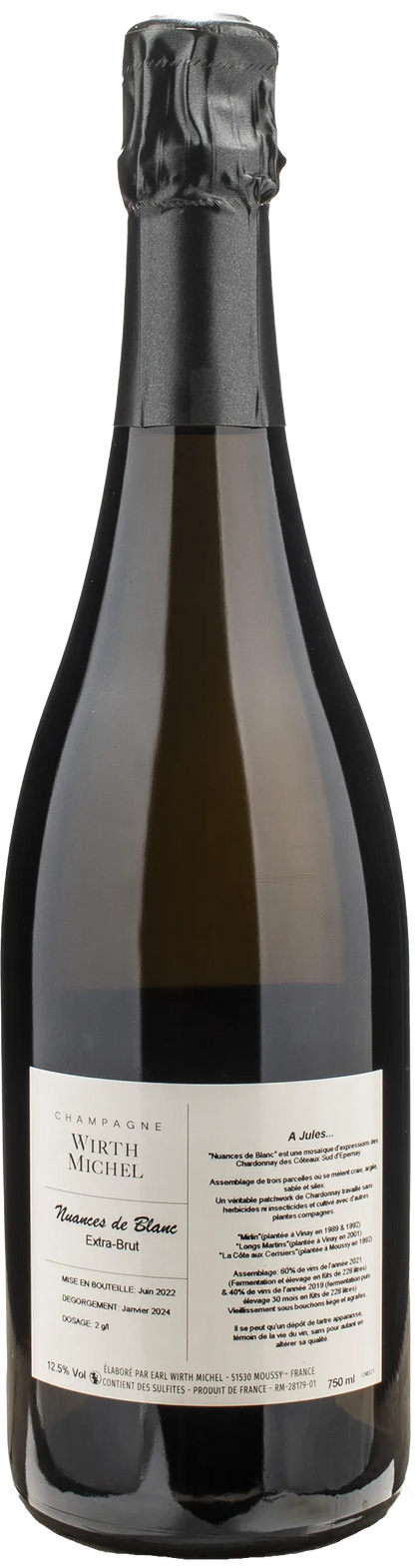 Wirth Michel Champagne Nuances de Blanc Extra Brut