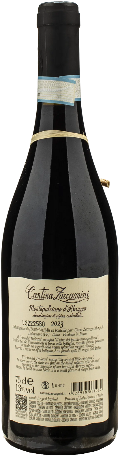 Zaccagnini Montepulciano d'Abruzzo Tralcetto 2023
