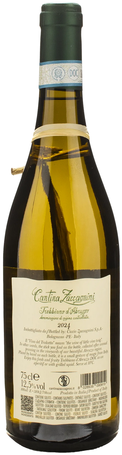 Zaccagnini Trebbiano d'Abruzzo Bianco di Ciccio Tralcetto 2024