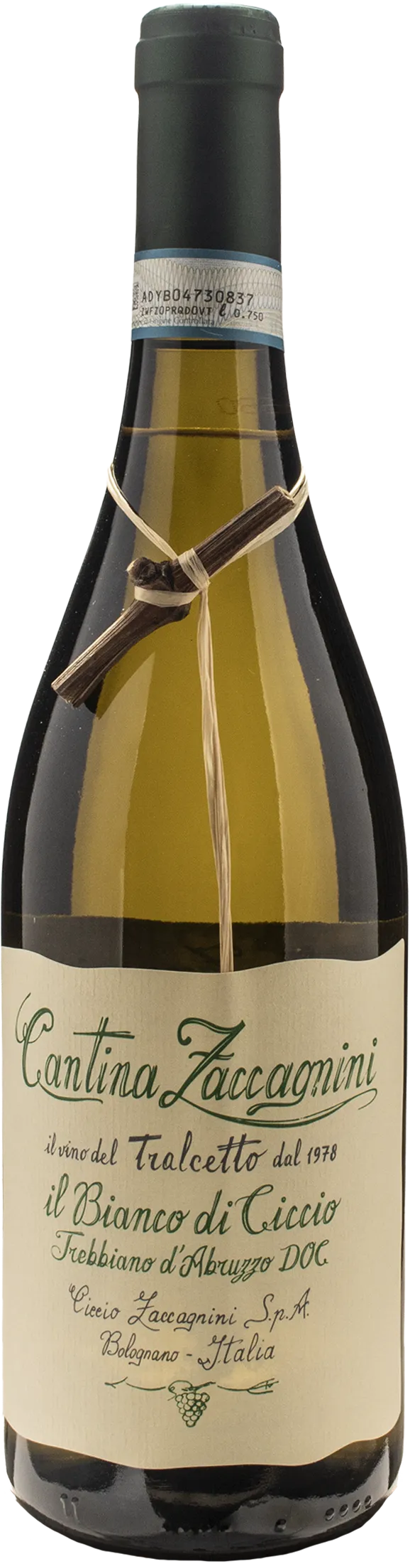 Zaccagnini Trebbiano d'Abruzzo Bianco di Ciccio Tralcetto 2025