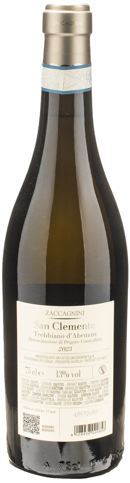 Zaccagnini Trebbiano d'Abruzzo San Clemente 2023