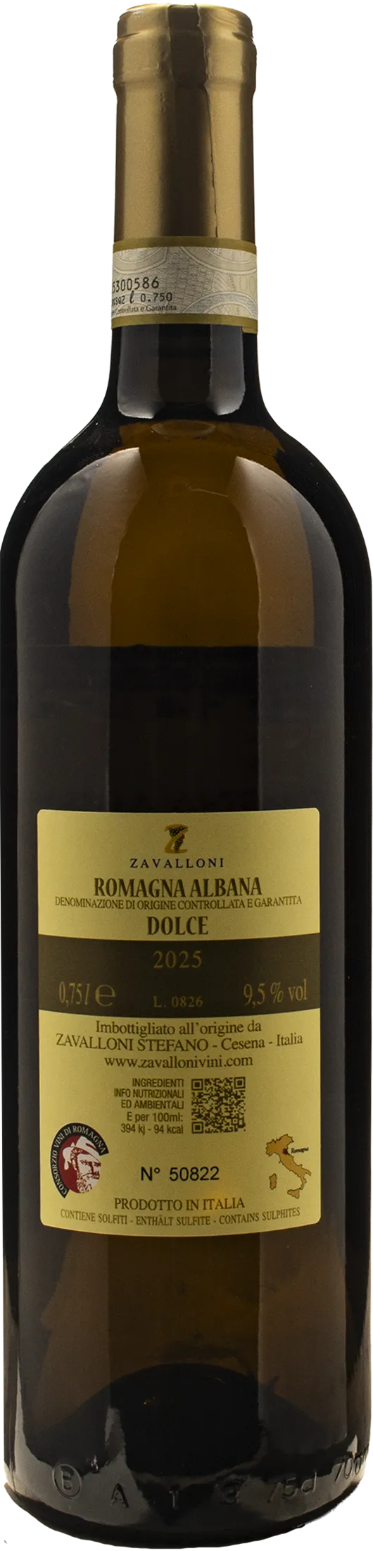Zavalloni Romagna Albana Dolce 2025
