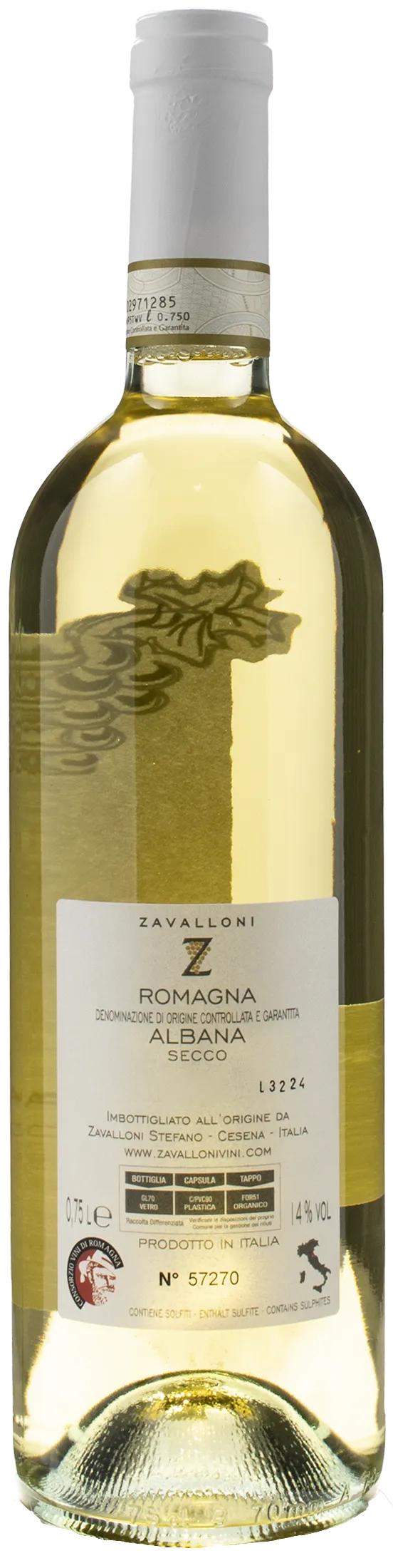 Zavalloni Romagna Albana Secco 2023