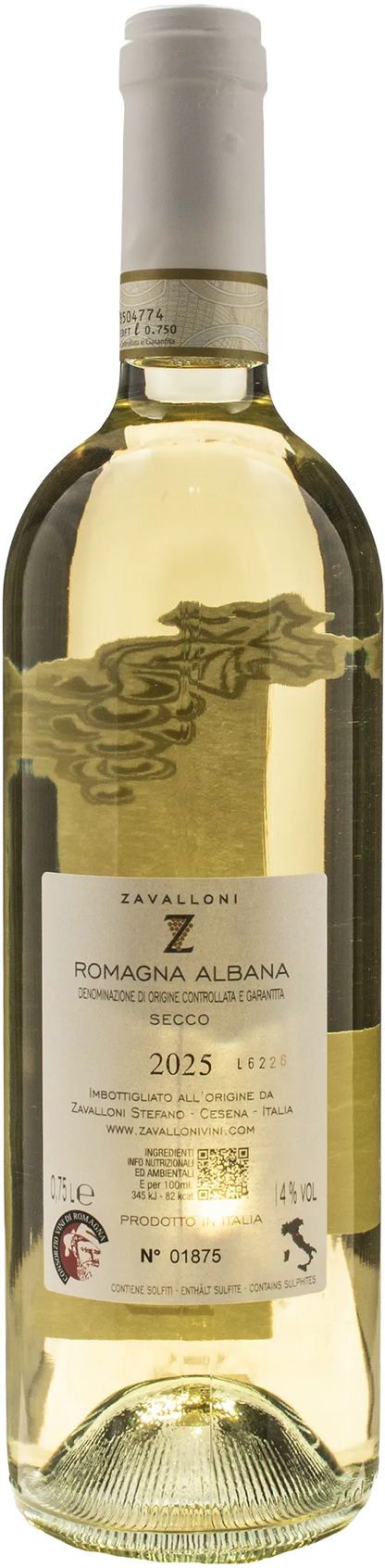 Zavalloni Romagna Albana Secco 2025
