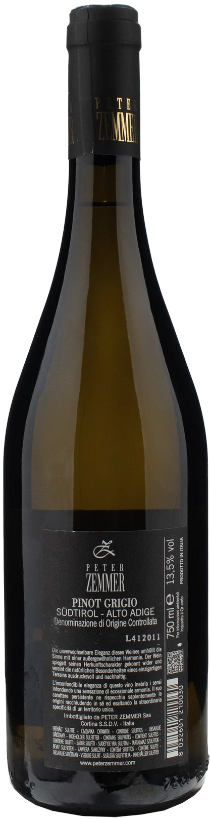 Zemmer Pinot Grigio 2023