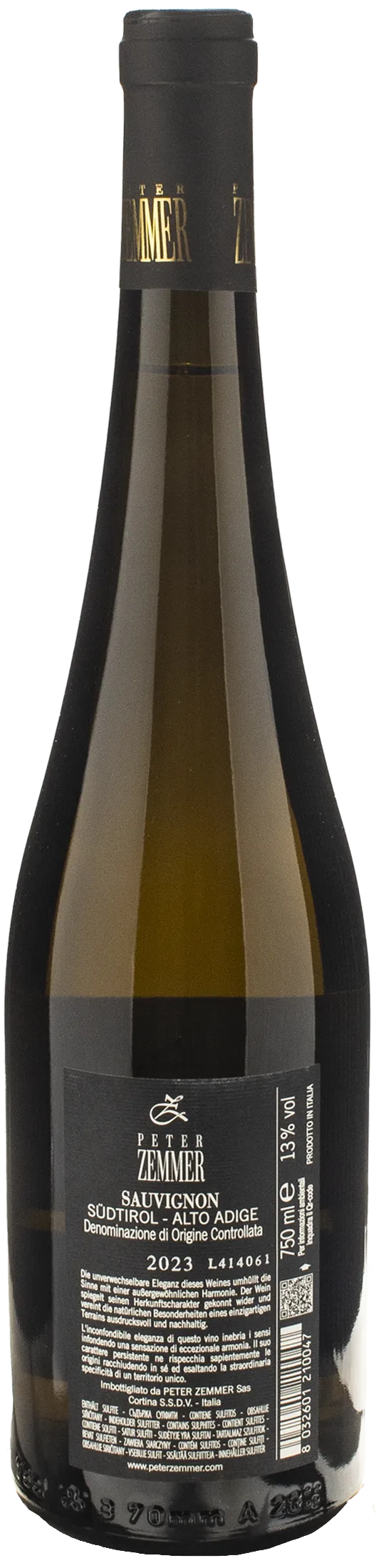 Zemmer Sauvignon Blanc 2023