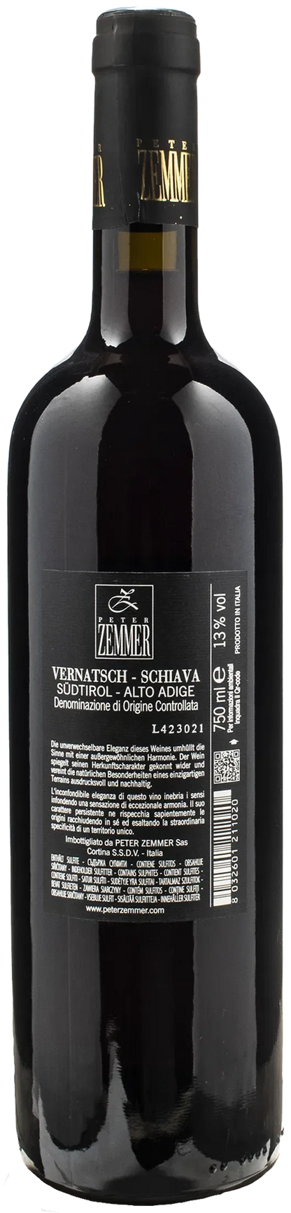 Zemmer Vernatsch Schiava 2023