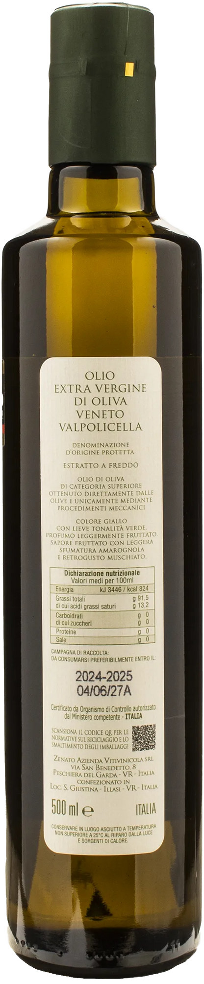 Zenato Olio Extra Vergine di Oliva Valpolicella 0.5L 2024