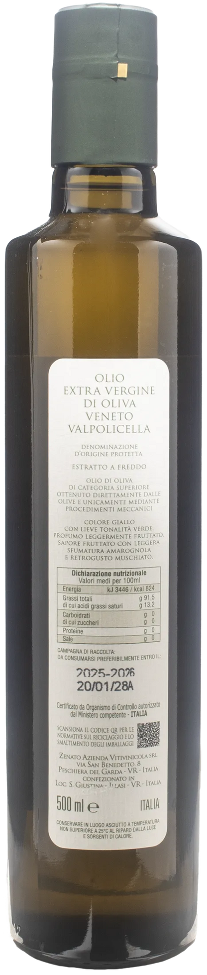 Zenato Valpolicella Extra Virgin Olive Oil 0.5L 2025