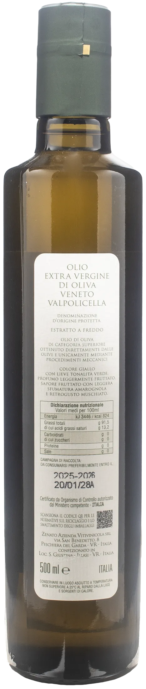 Zenato Valpolicella Extra Virgin Olive Oil 0.5L 2025