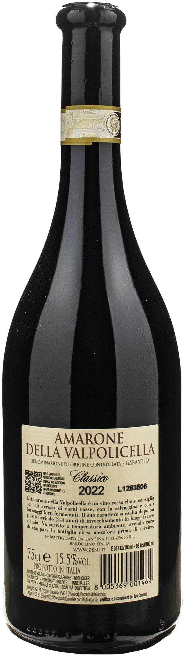 Zeni Amarone della Valpolicella 2022