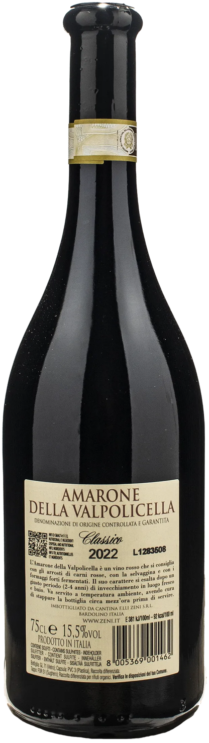 Zeni Amarone della Valpolicella 2022