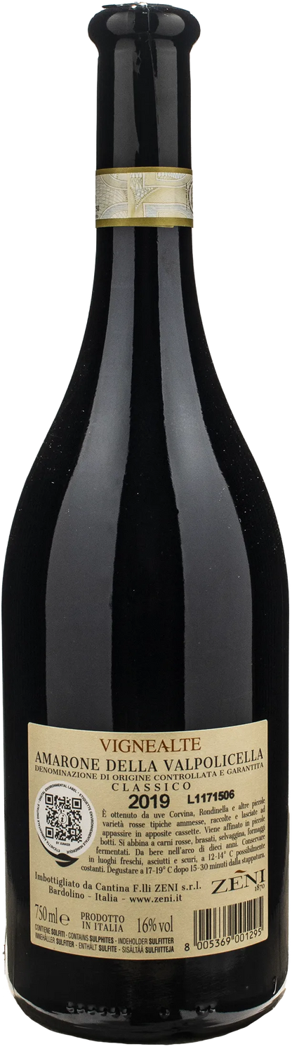 Zeni Amarone della Valpolicella Vigne Alte 2019