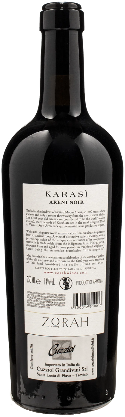 Zorah Karasi Areni Noir 2021