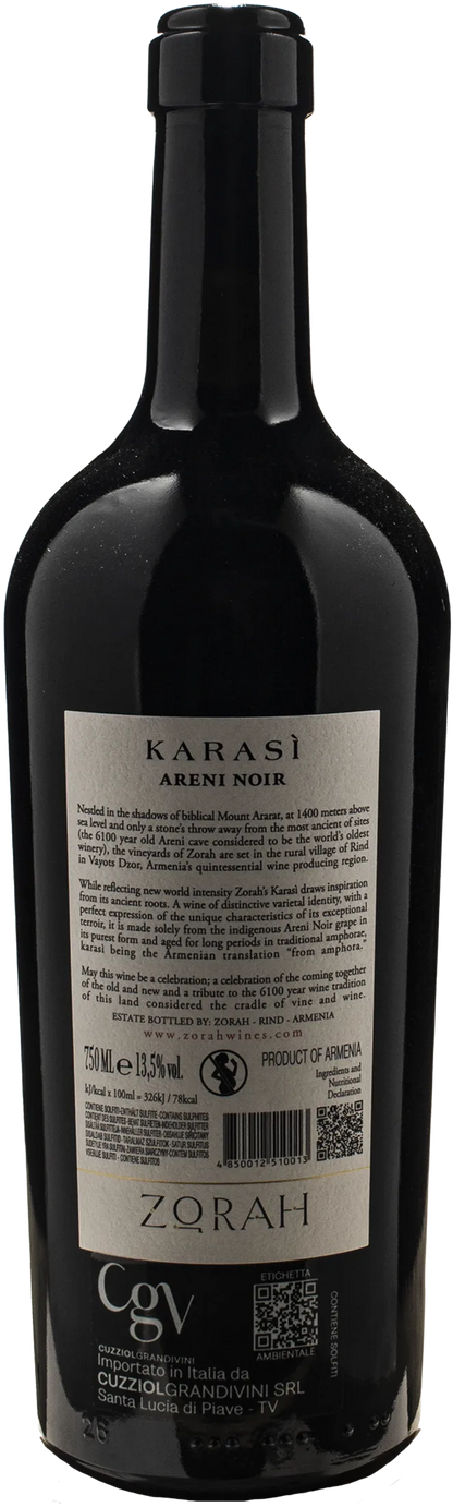 Zorah Karasi Areni Noir 2023