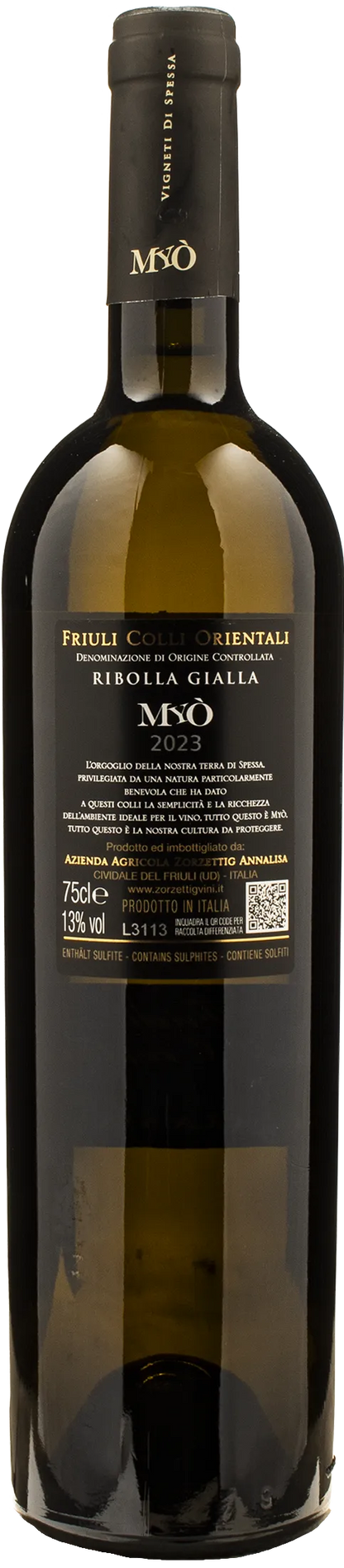 Zorzettig Myo Friuli Colli Orientali Ribolla Gialla 2023