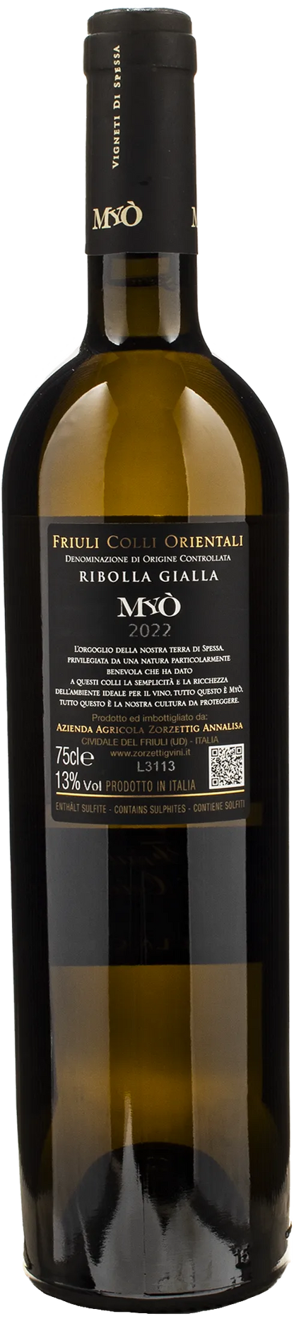 Zorzettig Myo Ribolla Gialla 2022
