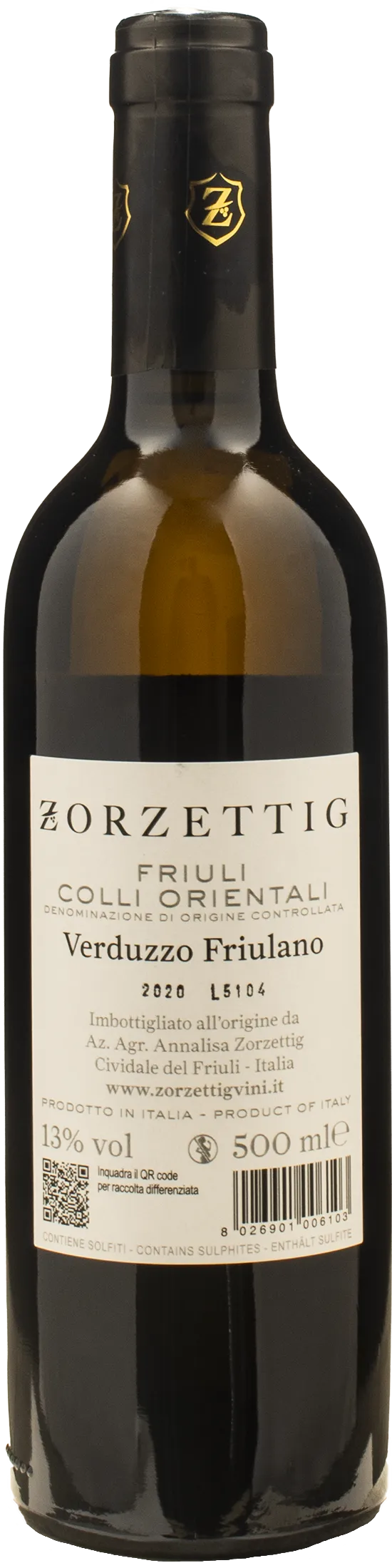 Zorzettig Verduzzo Friulano 0.5L 2020