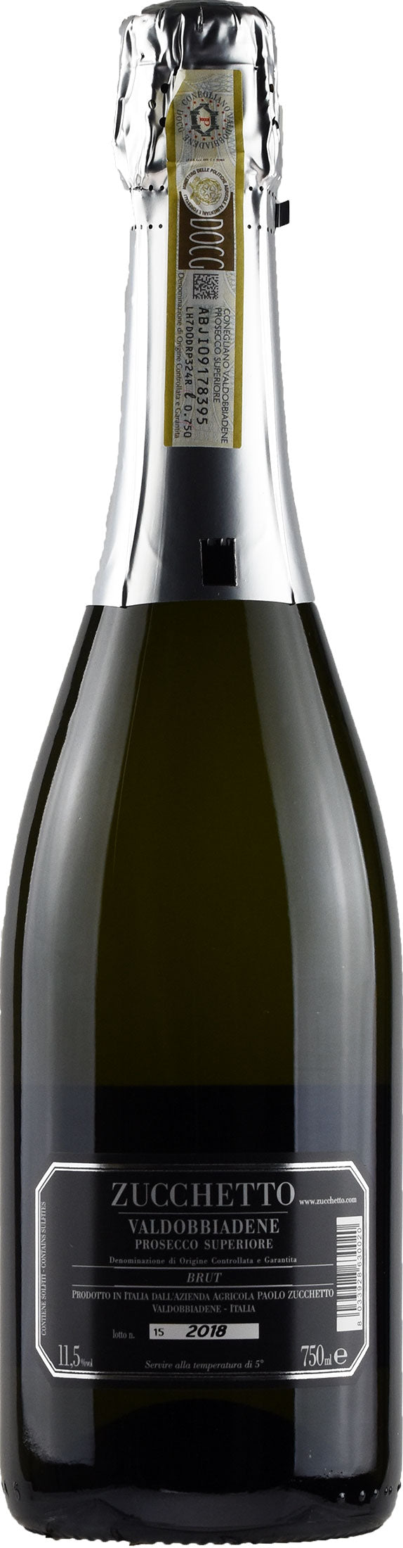 Zucchetto Paolo Valdobbiadene Prosecco Superiore Purofol Brut 2018