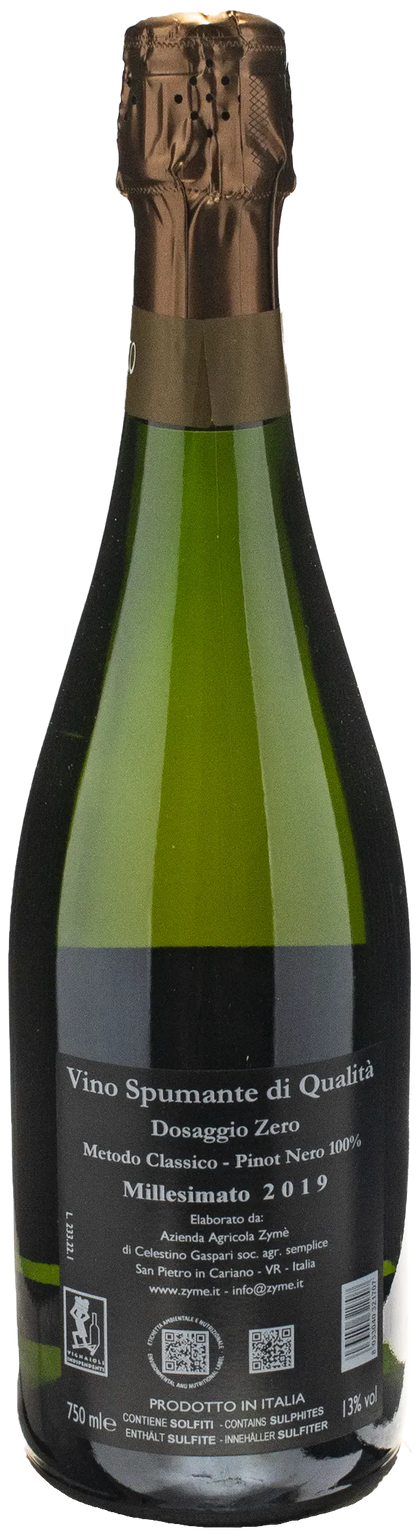 Zymè Metodo Classico Rosé Dosaggio Zero 2019